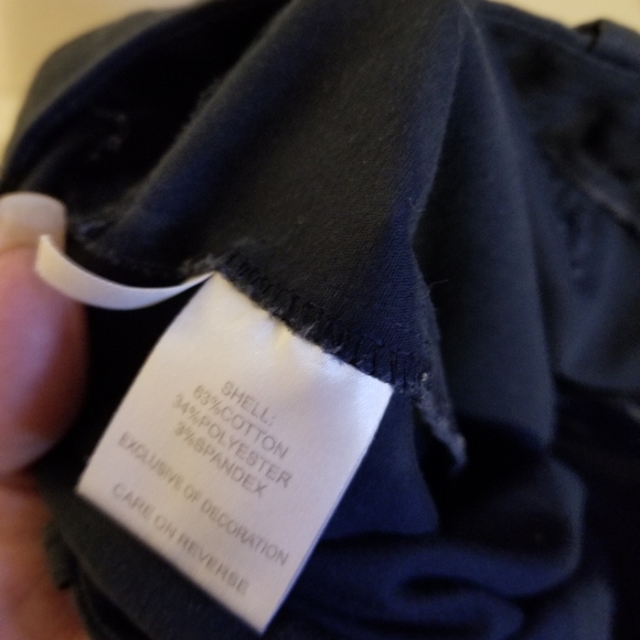 Women's Calvin Klein Navy Blue Chinos size 16 - Picture 6 of 7